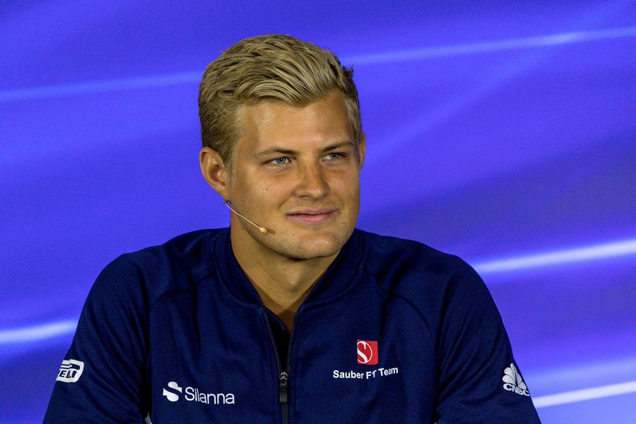 Marcus Ericsson in the Press Conference