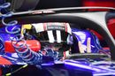Pierre Gaslyin the cockpit of Toro Rosso STR12