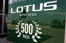 The Lotus F1 team is celebrating its 500th Grand Prix at Valencia this weekend