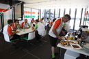 Inside Force India's new hospitality centre