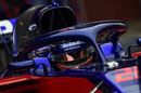 Brendon Hartley in the cockpit of Toro Rosso STR13