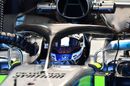 Valtteri Bottas looks on from the Mercedes cockpit