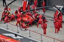 Ferrari practice pit stops