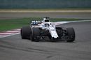 Lance Stroll on track in the Williams