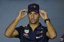 Daniel Ricciardo in the Press Conference