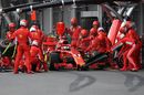 Sebastian Vettel pit stop