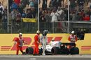 Lance Stroll crashed in Q1
