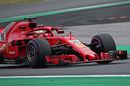 Antonio Giovinazzzi on track in the Ferrari