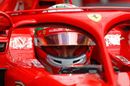 Antonio Giovinazzzi in the cockpit of Ferrari SF71H