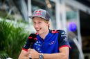 Brendon Hartley looks relaxed in the paddock