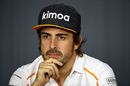 Fernando Alonso in the Press Conference