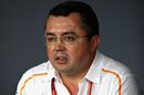 Eric Boullier in the Press Conference