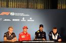 Kevin Magnussen, Kimi Raikkonen, Daniel Ricciardo and Sergey Sirotkin in the Press Conference