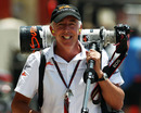 F1 photographer Keith Sutton in the paddock