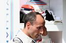 Robert Kubica in the garage