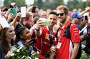 Sebastian Vettel fans selfie