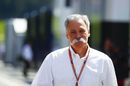 Chase Carey arrives in the paddocks