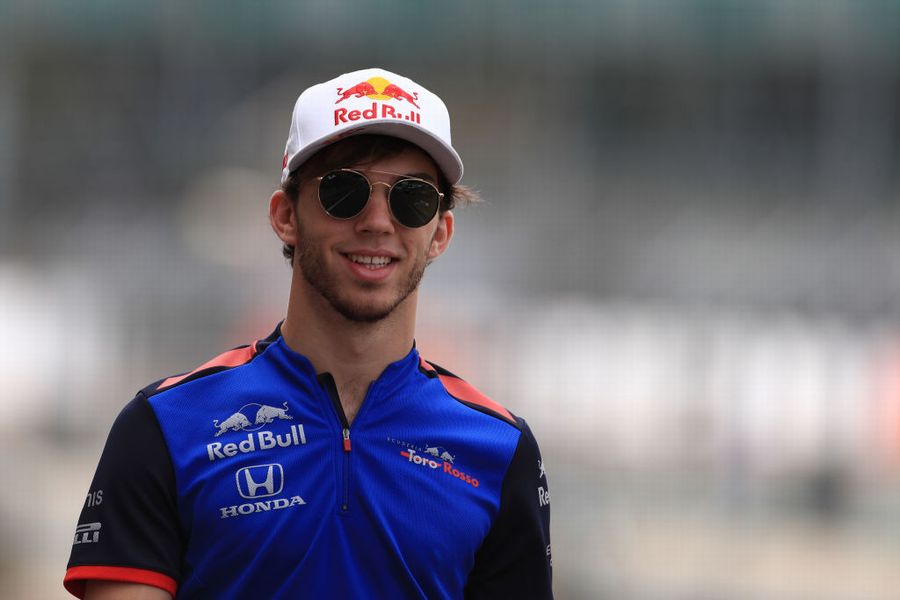 Pierre Gasly  in the paddock
