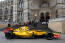 A Renault outside London's Natural History Museum ahead of the Great Ormond Street Grand Prix Party