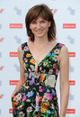 Fiona Bruce poses ahead of the Great Ormond Street Grand Prix Party