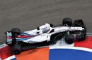 Lance Stroll on track in the Williams