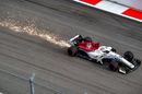 Marcus Ericsson on track in the Sauber