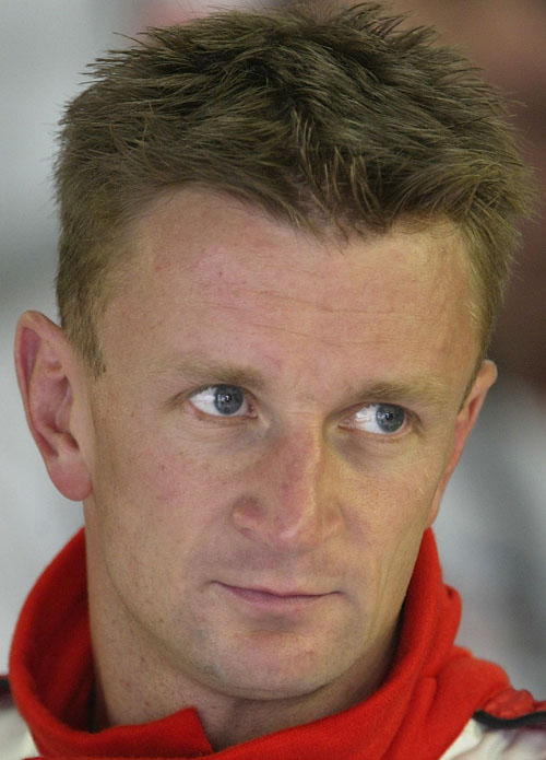 Allan McNish of  Toyota at the 2002 Belgian Grand Prix