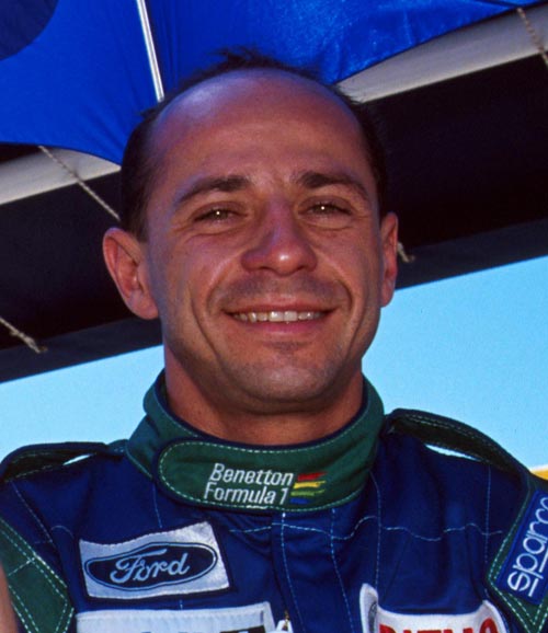 Roberto Moreno of Benetton at the 1990 Australian Grand Prix