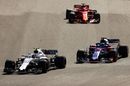 Sergey Sirotkin and Brendon Hartley battle for position