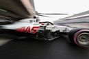 Romain Grosjean pulls out of the Haas garage