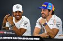 Lewis Hamilton Fernando Alonso in the Press Conference