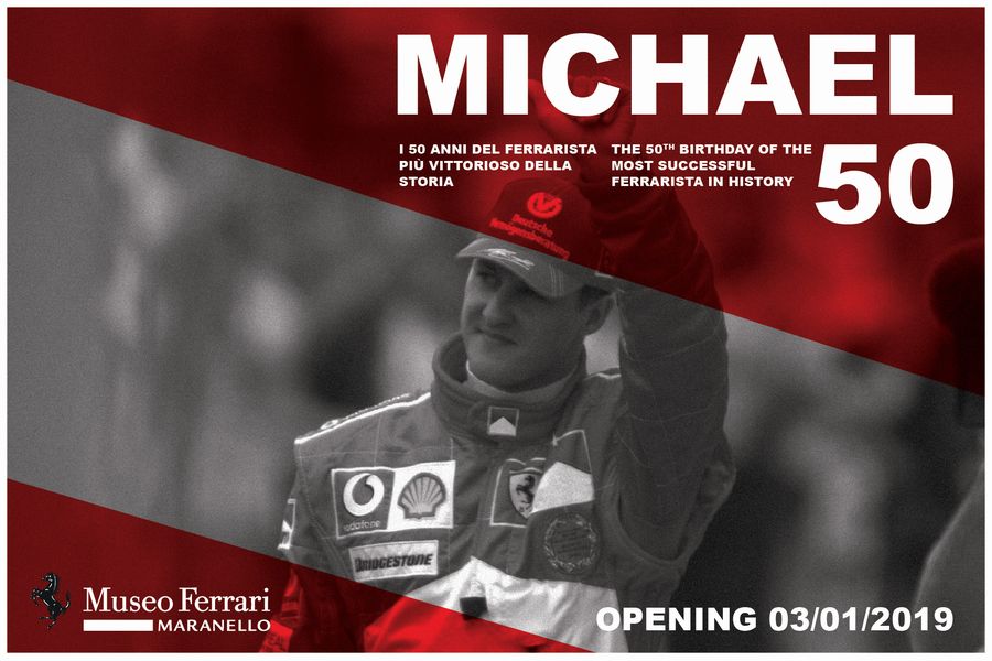 Ferrari will launch an exhibition in 2019 to celebrate Michael Schumacher's time at the team