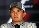 Nico Rosberg at the post-race press conference