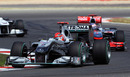 Michael Schumacher on his way to a disappointing ninth