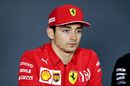Charles Leclerc in the Press Conference