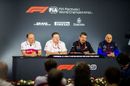 The Friday press conference in Sakhir