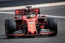 Mick Schumacher on track in the Ferrari