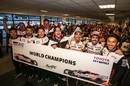 TOYOTA GAZOO Racing celebrate securing the WEC team title