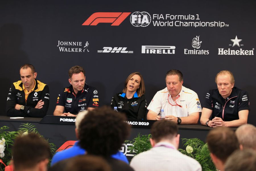 The Friday press conference in Monte-Carlo