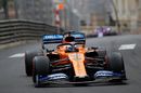 Carlos Sainz Jr on track in the McLaren