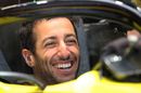 Daniel Ricciardo in the cockpit