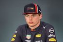 Race winner Max Verstappen in the press conference after race