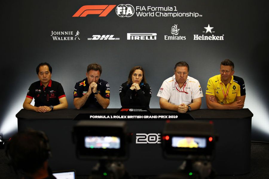 The Friday press conference in Silverstone