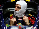 Mark Webber gets ready to head out on track