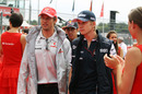 Jenson Button and Nico Hulkenberg