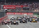 The start of the German Grand Prix