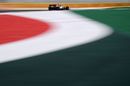 Antonio Giovinazzi on track in the Alfa Romeo