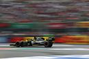 Daniel Ricciardo on track in the Renault
