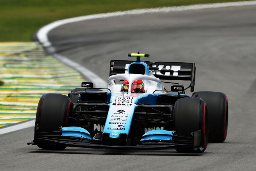 Robert Kubica on track in the Williams