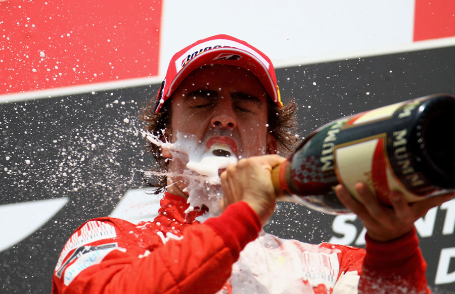 Success tastes sweet for Fernando Alonso